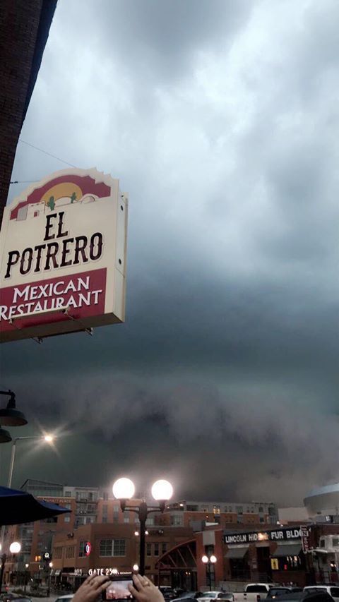 Cinco de Mayo picture of the storm from the Haymarket